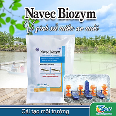 NAVEC BIOZYM – Chế phẩm vi sinh hỗ trợ cải thiện chất lượng nước và đáy ao nuôi tôm