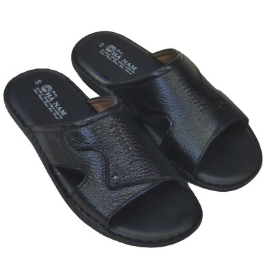 Dép Nam Quai Ngang Da Bò Thật TiTi ĐÔ Cao Cấp DN222d