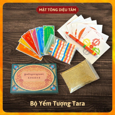 Bộ yểm tâm tượng pháp bảo mật tông (tượng phật Liên Hoa Sinh, Tara, Hoàng Thần Tài, Adida, Dược sư, Văn Thù, Kim cang)