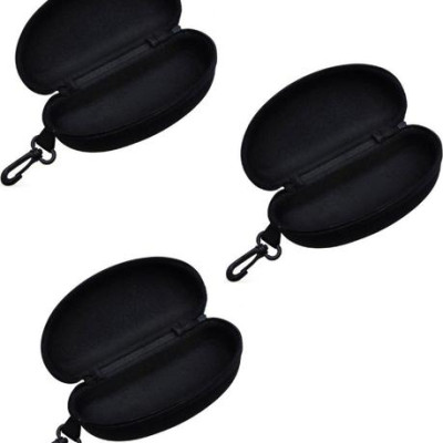 Bộ 3 Hộp Đựng Mắt Kính Có Móc Treo (Màu Đen)