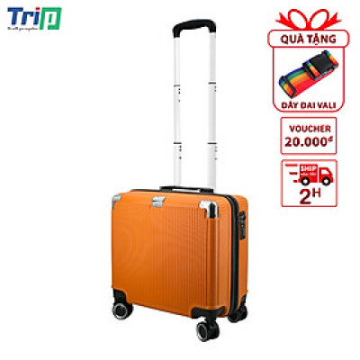 TẶNG TÚI ĐỰNG GIÀY + THẺ TAG - Vali kéo TRIP Lux88 size 16inch xách tay máy bay nhựa PC/ABS - Bảo hành 5 năm - Hàng chính hãng