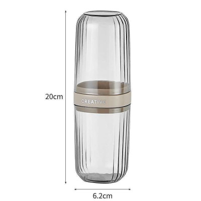 Hộp Đựng Bàn Chải Kem Đánh Răng Có Thể Làm Cốc Nước Súc Miệng Tiện Lợi Đi Du Lịch - Hộp ĐỰng Bàn Chải Du lịch Đa Năng - Hàng Chính Hãng MINIIN