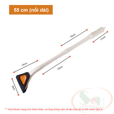 Cọ bùi nhùi cạo rêu tảo bám kính dao cạo nhựa bể cá tép thủy sinh
