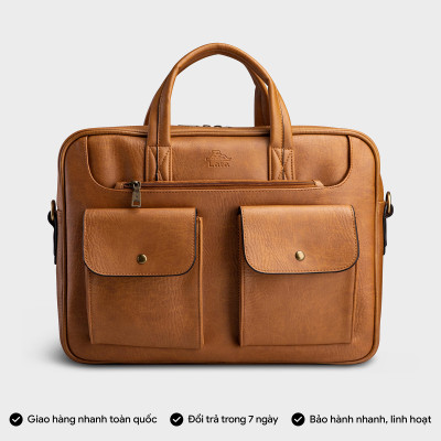 Cặp Công Sở Lata ( Thời trang nam basic - Cặp da CA25 )