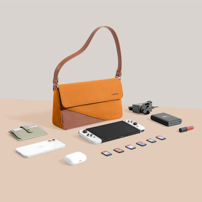 Túi Đeo Chéo Nữ Thiết Kế Thời Trang TOMTOC A0203O1 Orange - Hàng Chính Hãng