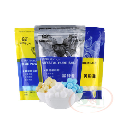Viên nén muối khoáng Sunsun Sterilization Salt xử lý bệnh dưỡng cá tép