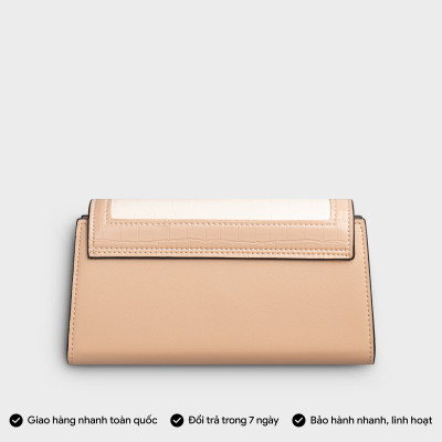 Ví Yuumy ( Thời trang nữ dáng dài kèm dây đeo chéo - Ví da Seasand YV104 )