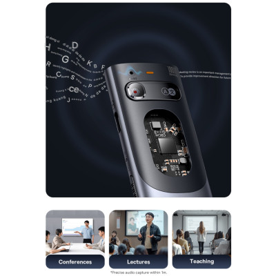 Bút Trình Chiếu Thông Minh Baseus Orange Dot AI Voice (Dual-Laser, AI-Powered Voice-to-Text) - Hàng chính hãng