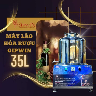 Máy lão hóa rượu và khử độc rượu GIPWIN 35L - Hàng chính hãng