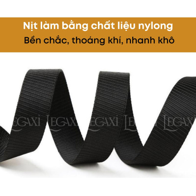 Thắt Lưng Dây Nịt Khóa Nhôm Canvas Quân Đội Tháo Nhanh Vải Nylong Dù Thời Trang Nam Nữ Unisex Legaxi