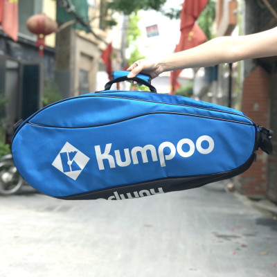 Túi đựng vợt cầu lông Kumpoo, bao vợt dài kumpoo 3 ngăn KGS-26S, chống nước, ngăn đựng giày riêng biệt, hàng công ty