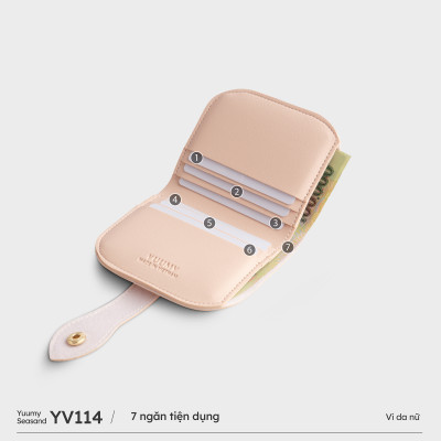 Ví Yuumy ( Thời trang nữ cầm tay mini - Ví da Seasand YV114 )