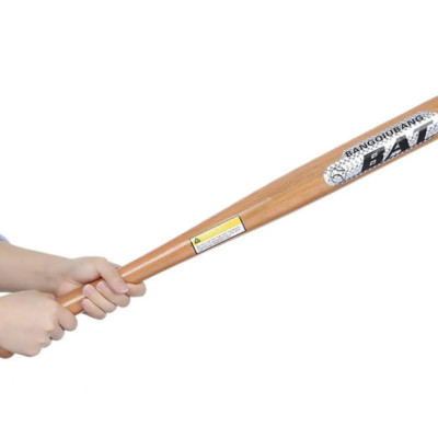 Gậy bóng chày bằng gỗ đặc chiều dài gậy 25 inches (63.5cm) phù hợp sử dụng trong tập luyện và thi đấu môn bóng chày