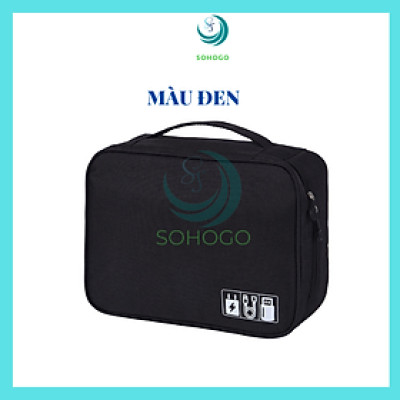 [VIDEO]- Túi đựng pin sạc, dây sạc điện thoại chống nước- CHỌN MÀU-Túi Đựng Phụ Kiện Điện Thoại 2 Ngăn Lớn Cải Tiến Nhiều Ngăn Chống Nước, Chống Sốc – Túi Bảo Vệ Phụ Kiện Máy Tính Bảng Máy Ảnh Loa Sạc Sự Phòng Cáp Củ Sạc