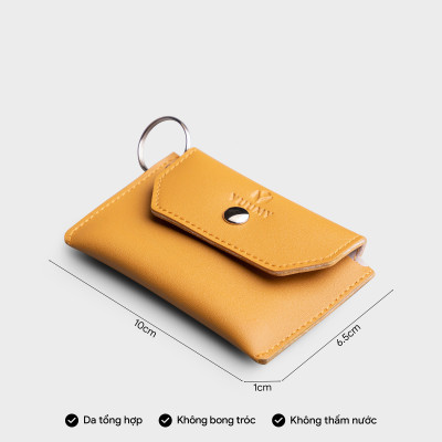 Ví Yuumy ( Thời trang nữ nắp gập cỡ nhỏ - Ví móc khóa da Seasand YMK16 )