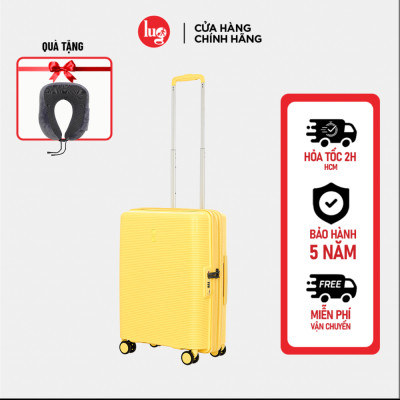 Vali Du Lịch LUG Echolac PW005 S20/S24/S24 Nhựa PP Chống Bể Vỡ, Khóa TSA An Ninh Quốc Tế, Ngăn Mở Rộng 20%