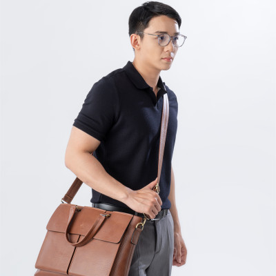Cặp Công Sở Lata ( Thời trang nam basic - Cặp da CA38 )