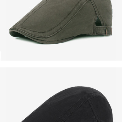 Mũ Lưỡi Trai Nam Phong Cách, Mũ Mỏ Vịt Phong Cách Hàn Quốc Phù Hợp Với Mọi Lứa Tuổi, Mũ Beret Chất Liệu Vải Kaki Cao Cấp Có Thể Điều Chỉnh Size