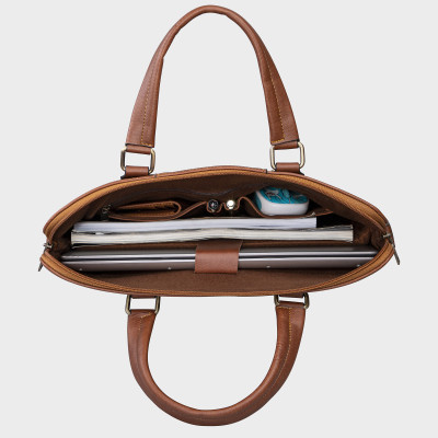 Cặp Công Sở Lata ( Thời trang nam basic đựng laptop 14,6 inch - Cặp da CA29 )