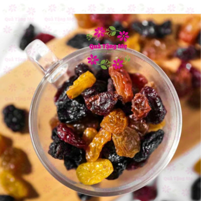 Nho khô Sunview Raisins Mỹ không hạt 3 màu giàu Vitamin khoáng chất, tốt cho tim mạch (425g/hộp) - QuaTangMe Extaste