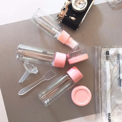 Set 3 tuýp chiết mỹ phẩm du lịch đựng dầu gội, sữa tắm, lotion, toner 60ML- Bộ chai lọ chiết mỹ phẩm tái sử dụng Phượt Dã Ngoại Đi Chơi Văn Phòng