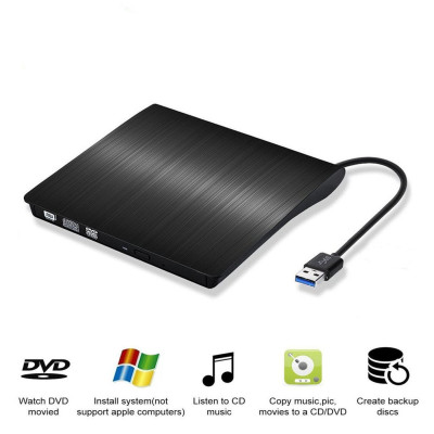 Ổ ĐĨA DVD RW CẮM NGOÀI CHO LATOP DESTOP OS ĐỜI MỚI usb 3.0 và cổng Type C -Hàng Chính Hãng
