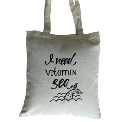 Túi Vải Canvas - I Need Vitamin Sea