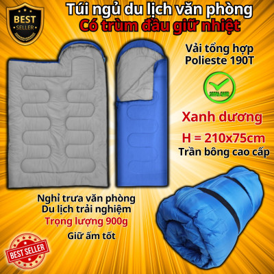 Túi Ngủ Văn Phòng Du Lịch Cao Cấp Tiện Dụng, Loại Tốt Nhồi Bông Chính Hãng D Danido