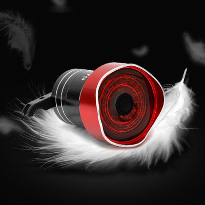 Đèn đuôi xe đạp/ đèn hậu thông minh cảm ứng dành cho xe đạp leo núi, sạc bằng USB