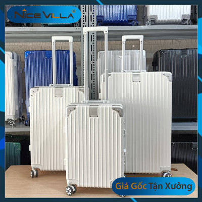 Vali Kéo Khung Nhôm Khóa Sập Cao Cấp Chống Bể Vỡ, Chống Trầy Xước Size 20inch - Size 24inch - Size 29inch