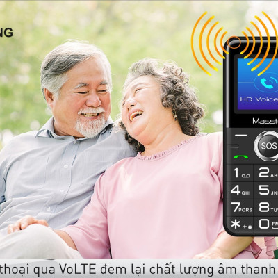 Điện thoại Masstel Fami 8 4G(LTE) Gọi HD call , Bàn phím chữ số lớn,Loa to - Hàng chính hãng