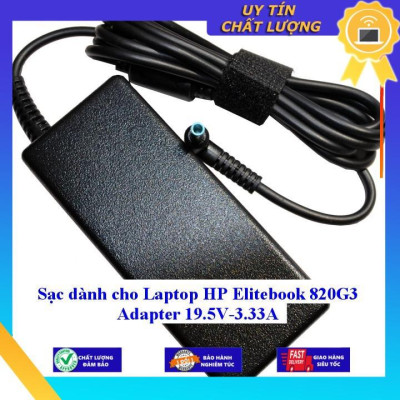 Sạc dùng cho Laptop HP Elitebook 820G3 Adapter 19.5V-3.33A - Hàng Nhập Khẩu New Seal