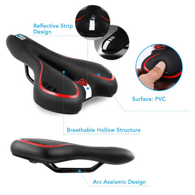 Yên Ghế ZTTO dành cho xe đạp độ đàn hồi cao, mềm mại, thiết kế yên rỗng thoáng khí