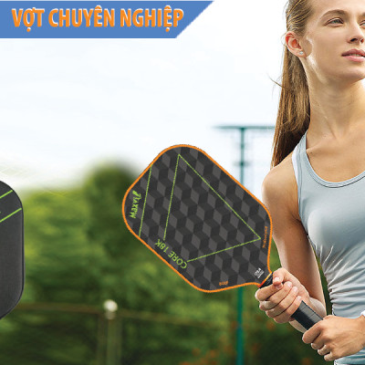 VỢT PICKLEBALL CORE 18K - MẶT VỢT SỢI 18K ĐAN LƯỚI TRUYỀN LỰC TAY DÀNH CHO NGƯỜI CHUYÊN NGHIỆP