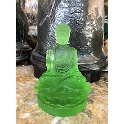 Tượng phật A Di Đà ngồi đá lưu ly