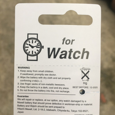 Pin Đồng hồ đeo tay Maxell SR927SW 1.55V 395 vỉ 5 viên