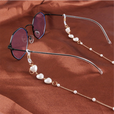 Dây đeo gọng kính mix charm trái tim ngọt ngào phong cách nam nữ unisex dây đeo khẩu trang chống thất lạc chống rơi rớt