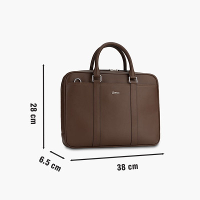 Túi Xách, Cặp Thời Trang Công Sở Nam Da Bò Swift Cao Cấp GCE17 Nâu
