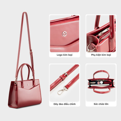 Túi Yuumy ( Thời trang nữ công sở cỡ trung vừa A5 - Túi xách da Smooth YTX61 )