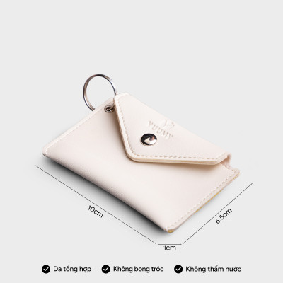 Ví Yuumy ( Thời trang nữ nắp gập cỡ nhỏ - Ví móc khóa da Seasand YMK15 )