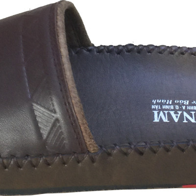 Dép Nam Quai Ngang Da Bò Thật HÀ NAM Cao Cấp DN267