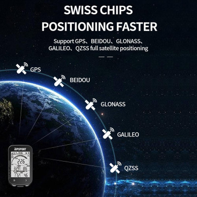 IGPSPORT BSC100S 2.6in Display Cycle Bike Computers Wireless Speedometer Bicycle Digital Stopwatch Cycling Speed Meter