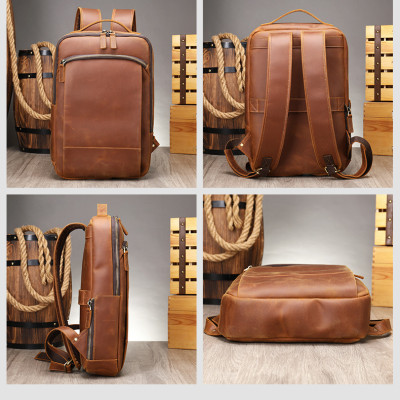 Balo nam DA BÒ THẬT, balo laptop phong cách mới – BEE GEE BLND9048