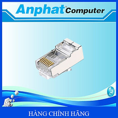 Đầu Bấm Mạng ENSOHO RJ-45 Cat 5 Chống Nhiễu  EN-RJ45C5M ( 100 cái/túi ) - Hàng Chính Hãng 