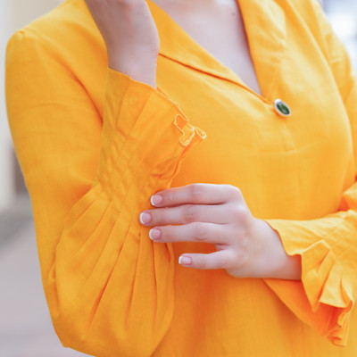 Áo Cổ Ve Linen Susan TOP148 Thời trang thiết kế Hity