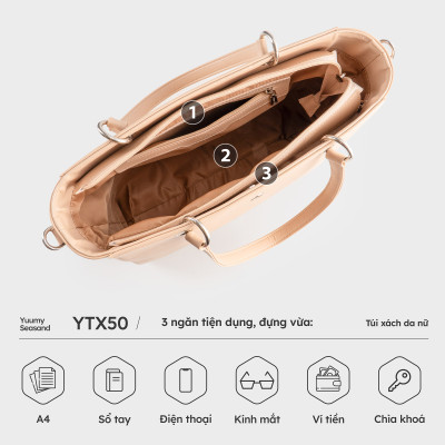 Túi Yuumy ( Thời trang nữ công sở cỡ lớn - Túi xách da Seasand YTX50 )