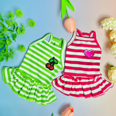 VÁY XÒE KẺ SỌC DỄ THƯƠNG DÀNH CHO THÚ CƯNG CHÓ MÈO