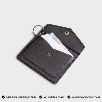 Ví Lata ( Thời trang nữ tiện lợi - Ví móc khóa da Luxdeli MK6 )