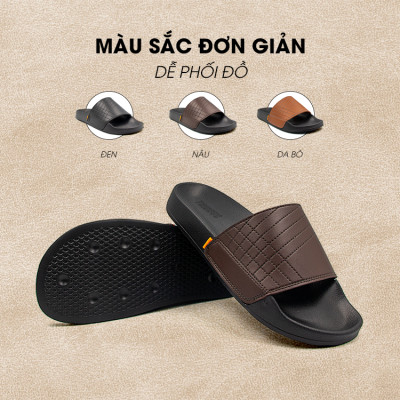 Tomoyo Dép Quai Ngang Da Microfiber Siêu Nhẹ TMD31402