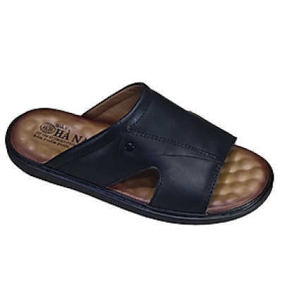 Dép Nam Quai Ngang HÀ NAM Da Bò Thật Cao Cấp DNA2202